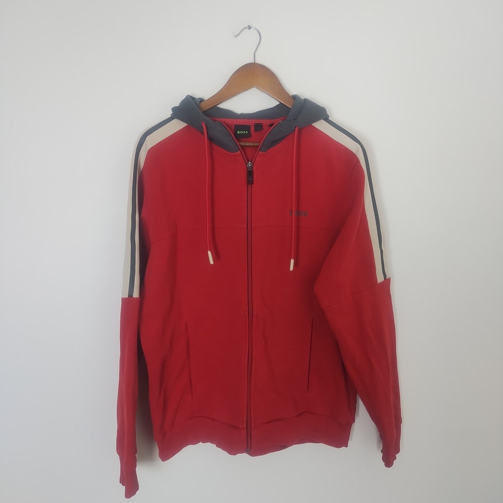 BOSS Hugo Boss Tracksuit Set Men's Top Medium Pants Small Hoodie Joggers Sporty